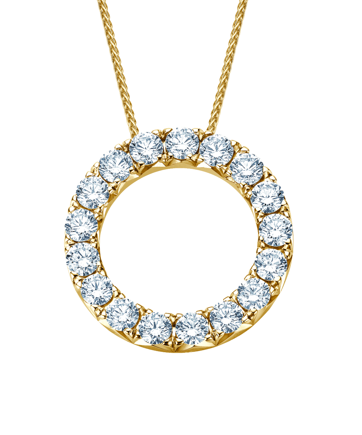 Fishtail Anhänger 1,70ct.